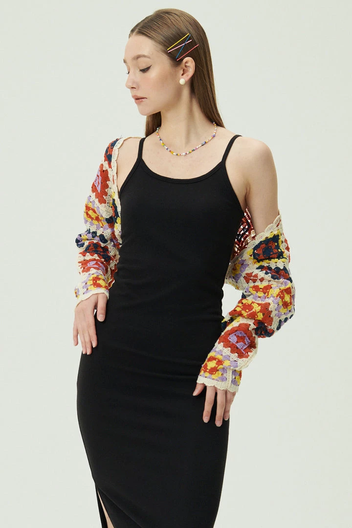 STORETS Joy Granny Square Shrug Cardi