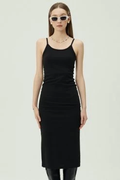 STORETS Raisa Ribbed Strappy Dress