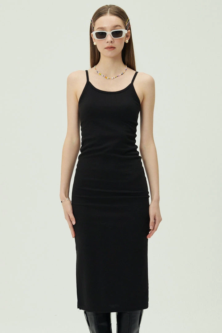 STORETS Raisa Ribbed Strappy Dress