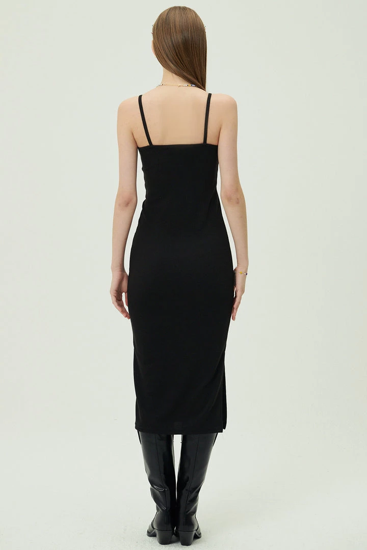 STORETS Raisa Ribbed Strappy Dress