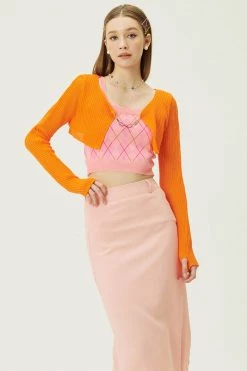 STORETS WHAT'S NEW Luna Chain Shrug Cardi