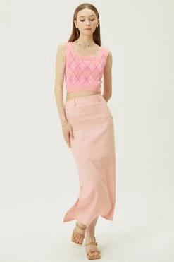 STORETS Grace Slit Midi Skirt