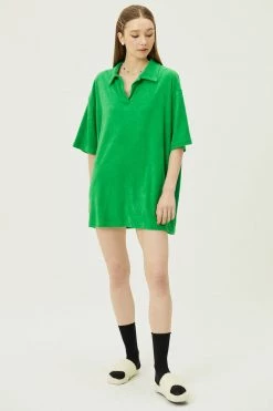 STORETS WHAT'S NEW Gina Terry Towel Mini Dress