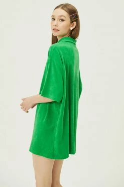 STORETS WHAT'S NEW Gina Terry Towel Mini Dress