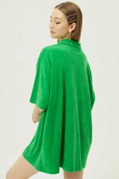 STORETS WHAT'S NEW Gina Terry Towel Mini Dress