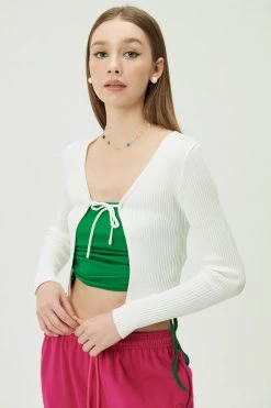 STORETS Elena Tie Front Cardigan WHAT'S NEW