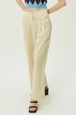 STORETS Noa Button Linen Pants