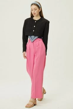 STORETS Lucid Heart Button Blazer