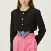 STORETS Lucid Heart Button Blazer