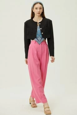 STORETS Lucid Heart Button Blazer