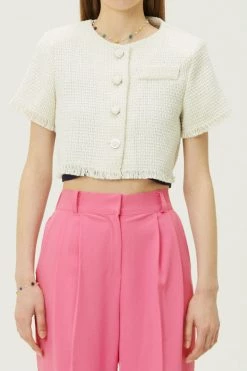 STORETS Avani Button Tweed Jacket WHAT'S NEW