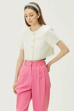 STORETS Avani Button Tweed Jacket WHAT'S NEW