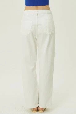 STORETS Gia Buttoned Cutout Jeans