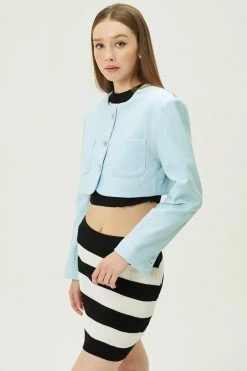 STORETS Lucid Heart Button Blazer