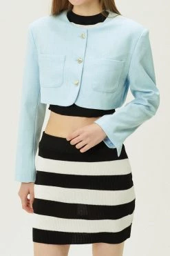 STORETS Lucid Heart Button Blazer