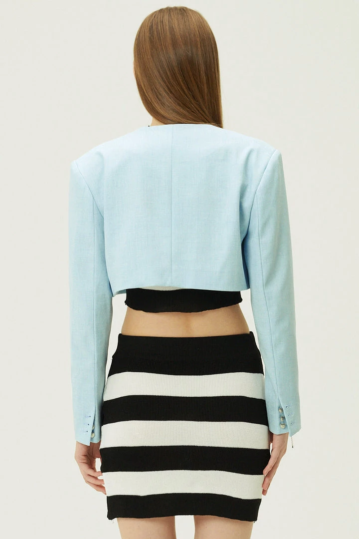 STORETS Lucid Heart Button Blazer