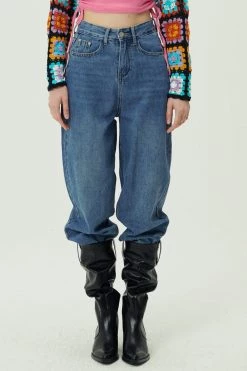 STORETS WHAT'S NEW Hailey Washed Dad Jeans