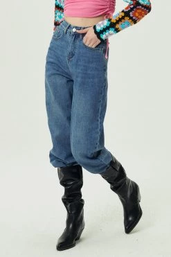 STORETS WHAT'S NEW Hailey Washed Dad Jeans