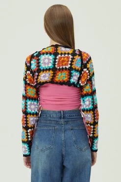 STORETS Joy Granny Square Shrug Cardi
