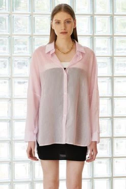 STORETS Helena Striped Sheer Shirt WHAT'S NEW