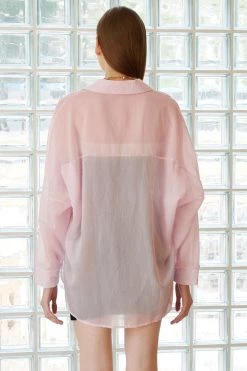 STORETS Helena Striped Sheer Shirt WHAT'S NEW