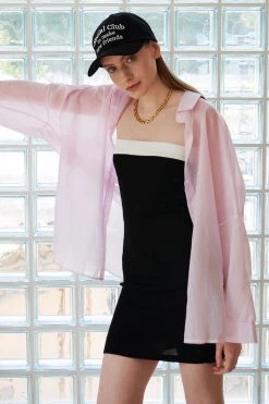 STORETS Helena Striped Sheer Shirt WHAT'S NEW