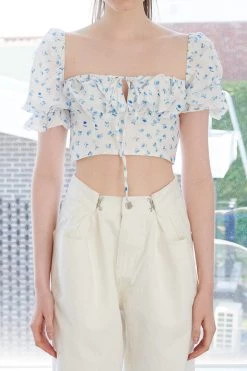 STORETS Peony Floral Bustier Top WHAT'S NEW