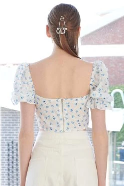STORETS Peony Floral Bustier Top WHAT'S NEW