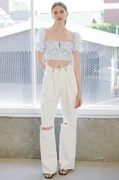 STORETS Peony Floral Bustier Top WHAT'S NEW