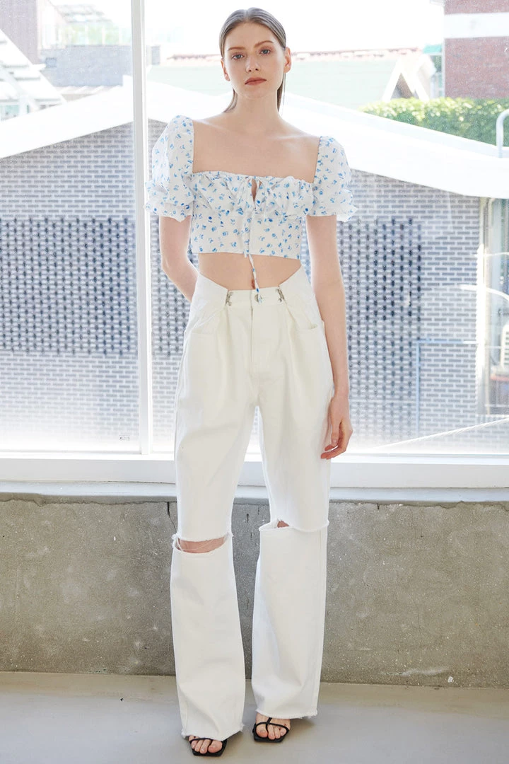 STORETS Peony Floral Bustier Top WHAT'S NEW