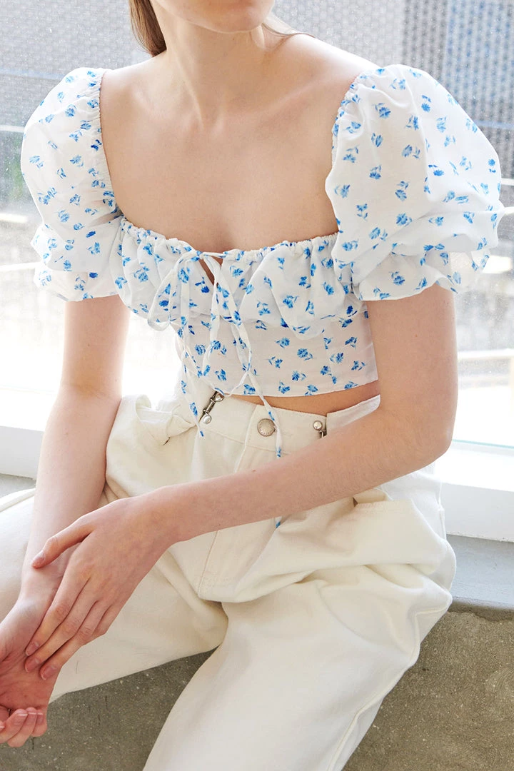 STORETS Peony Floral Bustier Top WHAT'S NEW