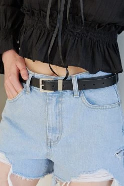 STORETS Elva Square Buckle Belt