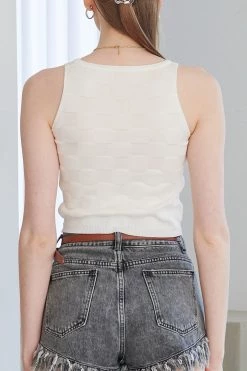 STORETS Bryana Hole Sleeveless Top WHAT'S NEW