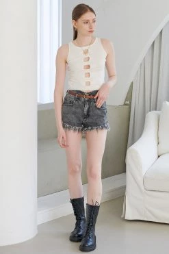 STORETS Bryana Hole Sleeveless Top WHAT'S NEW