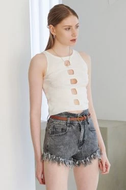 STORETS Bryana Hole Sleeveless Top WHAT'S NEW