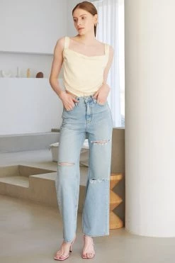 STORETS Dalia Triple Cutout Jeans