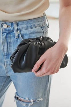 STORETS WHAT'S NEW Gena Shoulder Pleather Clutch