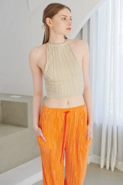 STORETS Kara Knitted Halter Top