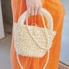 STORETS Faya Pearl Rattan Tote WHAT'S NEW