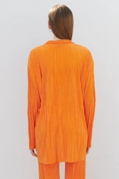 STORETS Maria Oversized Plisse Shirt WHAT'S NEW