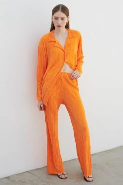 STORETS Maria Oversized Plisse Shirt WHAT'S NEW