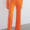 STORETS WHAT'S NEW Maria Flared Leg Plisse Pants