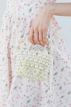STORETS Felice Pearl Beads Tote