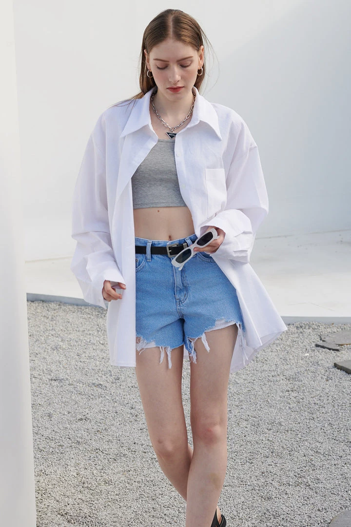 STORETS Eliana Boyfriend Long Shirt BEST-SELLERS