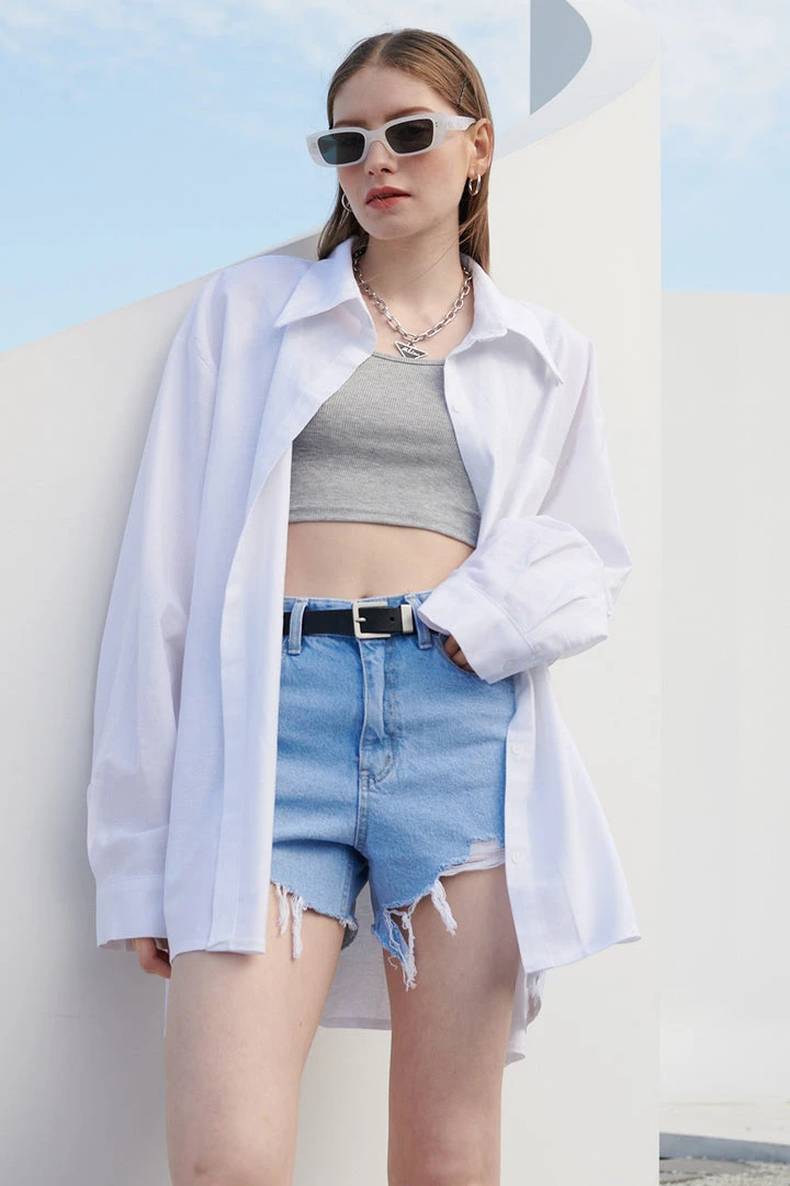 STORETS Eliana Boyfriend Long Shirt BEST-SELLERS