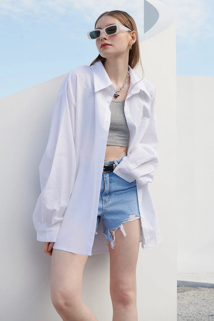 STORETS BEST-SELLERS Eliana Boyfriend Long Shirt