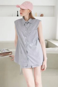 STORETS Ina Padded Shirt And Short Set