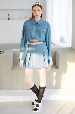 STORETS Valarie Elastic Hem Blouse WHAT'S NEW