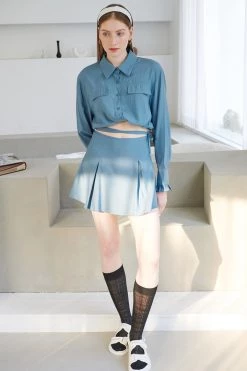 STORETS WHAT'S NEW Valarie Flare Skort W/ String