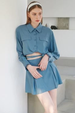 STORETS Valarie Elastic Hem Blouse WHAT'S NEW